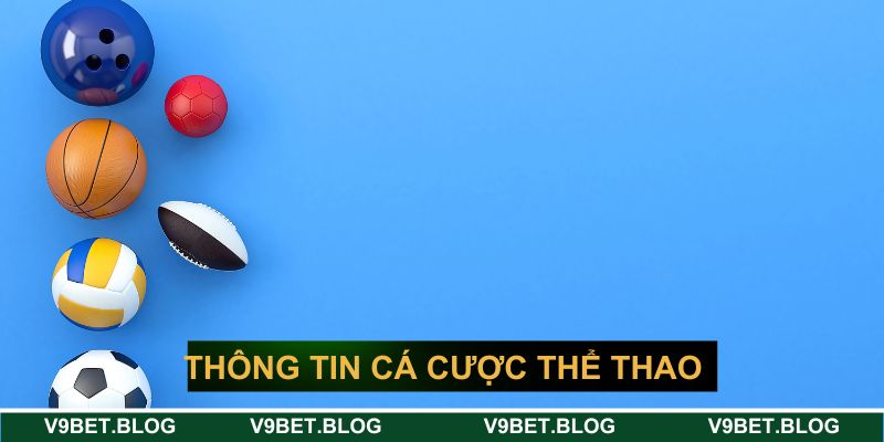 Thông tin về cá cược thể thao trực tuyến tại V9bet