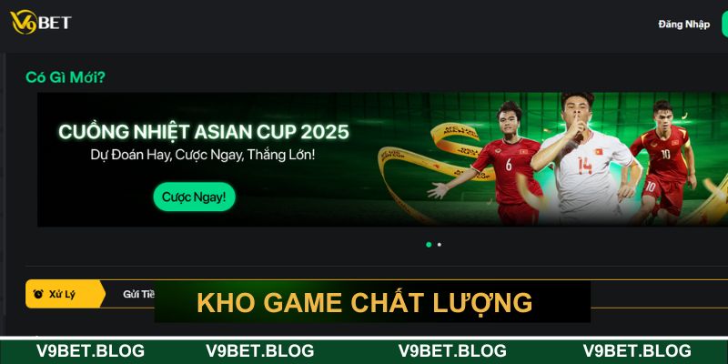 Kho game đình đám có tại nhà cái uy tín